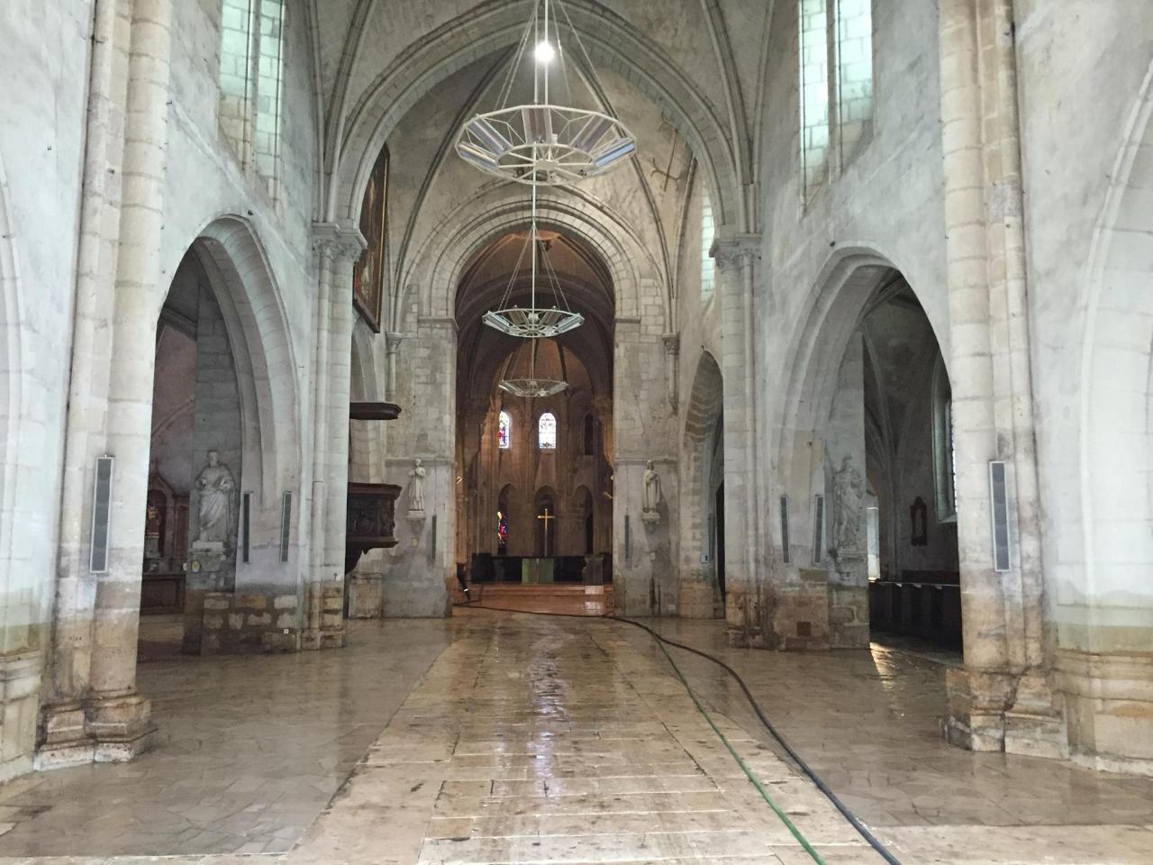 L'église St Etienne après le grand nettoyage
