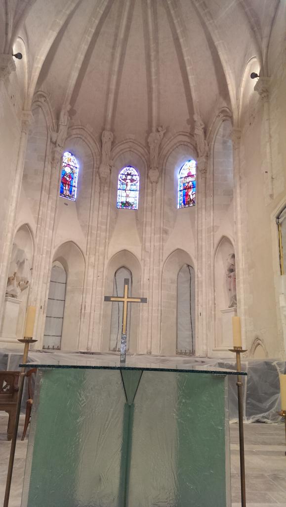le chœur de l'église de Romorantin